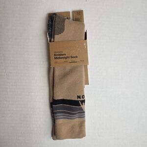 Burton Womens Size M/L (7-10) Emblem Midweight Socks Summit Taupe
